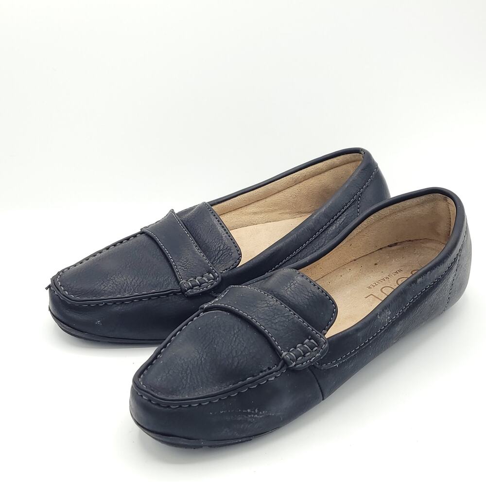SOUL Naturalizer Seven Loafer Black womens size 8.5